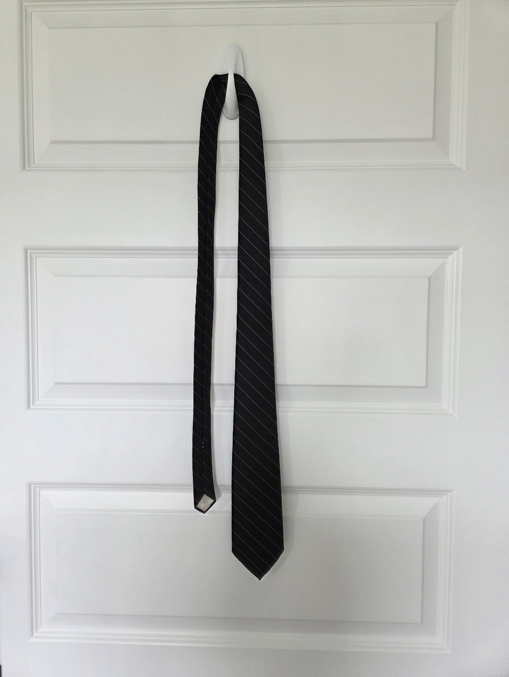 Wembley Black Striped Tie